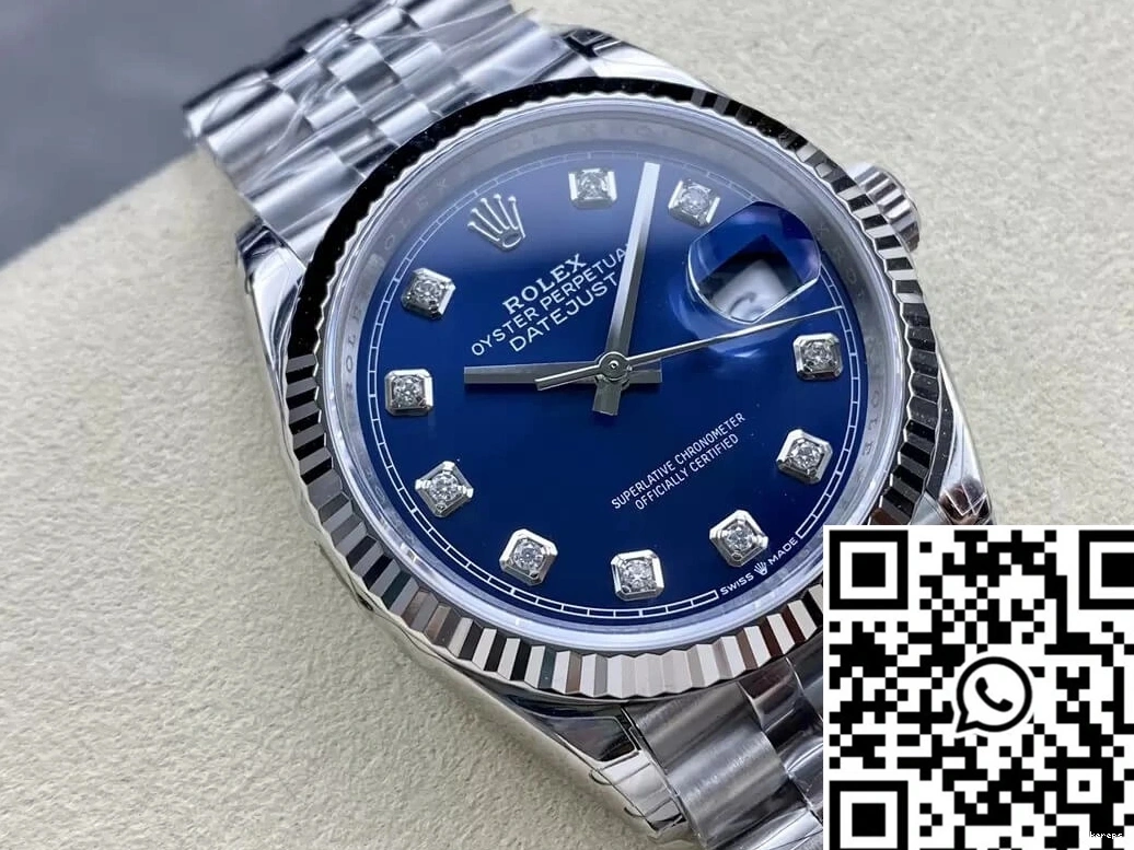 36MM Steel Datejust VS Stainless Factory Rolex M126234-0037 0503